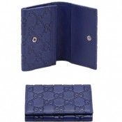 Bleu Gucci Etuis Pour Cartes Cuir 120965-A0V1R-4506 Soldes Lyon